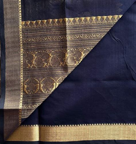 Handwoven Kanchi Cotton Saree -12132 – FABK