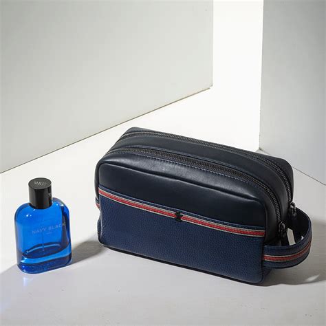 Buy Leather Shaving Kit Bag For Men / Toiletry Bags