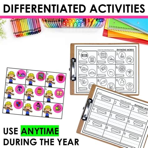 Write the Room Rhyming Words Activity - Engaging Phonics Fun for Early ...