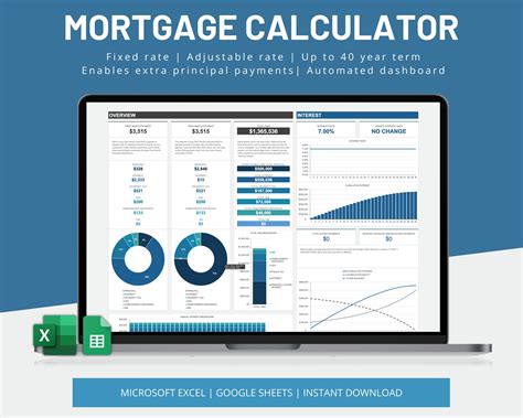 Mortgage Calculator In Excel Template