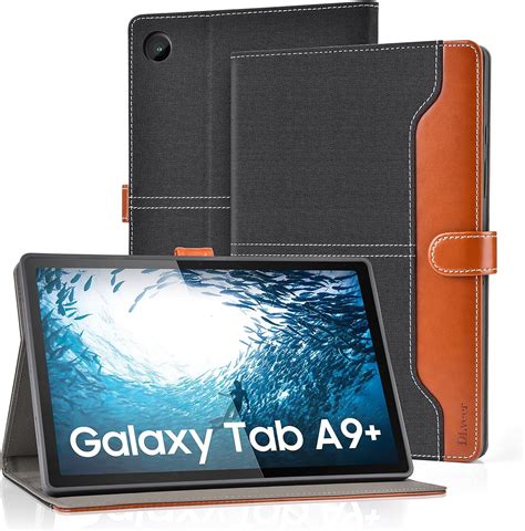 INFILAND Galaxy Tab A9 Case - Ultra Thin Lightweight PU Leather with ...