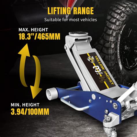 YELLOW JACKET Floor Jack 3 Ton Hydraulic Low Profile Nepal | Ubuy