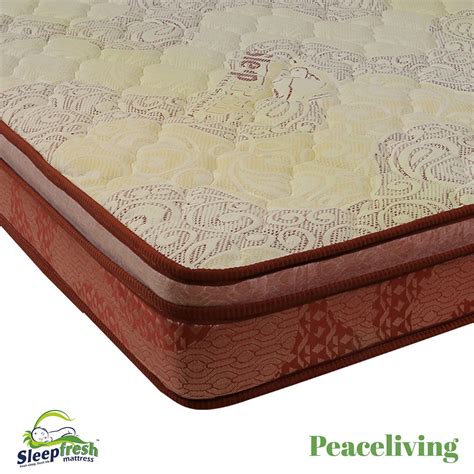 Sleepfresh Peace Living 6 inch Rebonded Foam Single Size Dual Comfort ...