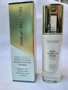 SWISS BEAUTY REAL MAKE-UP BASE HIGHLIGHTING PRIMER (02 GOLDEN TINT ...