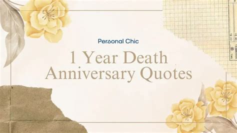 100+ Best 1 Year Death Anniversary Quotes & Sayings - Personal Chic