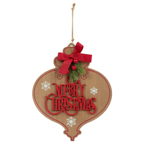 Merry Christmas Ornament Wood Wall Decor | Hobby Lobby | 6268866