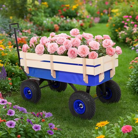 Aurivale All-Terrain Cargo Wagon with 10'' Air Tires, Steel Structure ...