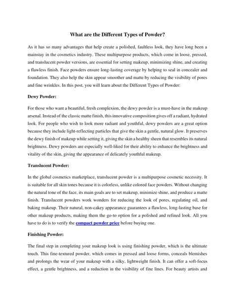 Powder Substance Example 的图像结果