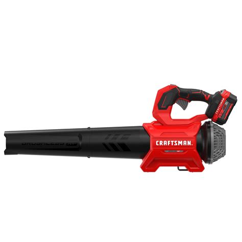 CRAFTSMAN V20 Brushless RP 20-volt Max 410-CFM 110-MPH Battery Handheld Leaf Blower 5 Ah ...
