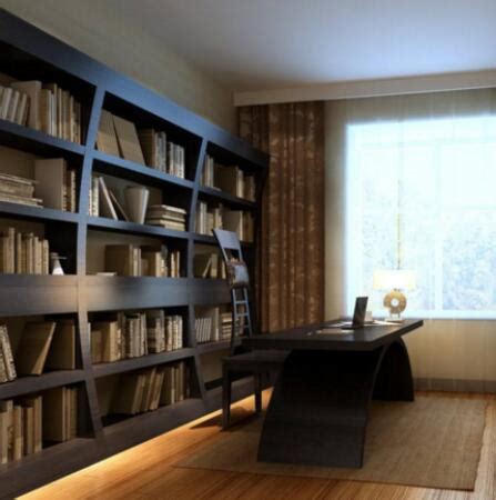 现代简约书房装修效果图 几款现代简约书房设计_按空间查看_案例_齐家网