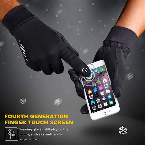 SIMARI | Winter Gloves Men Women Touch Screen Glove | Cold Weather Warm ...