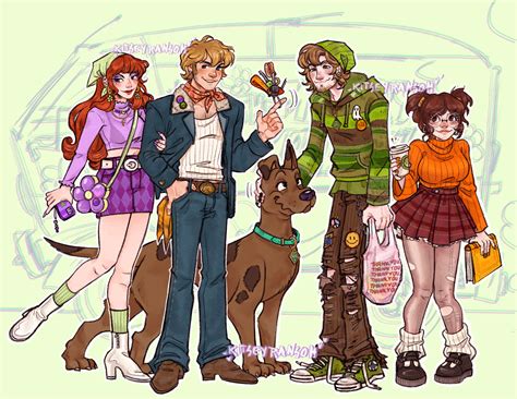 Mystery Inc. by Kitsey : r/Scoobydoo