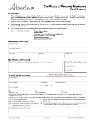 Fillable Online Certificate of Insurance (COI) DefinitionState of ...