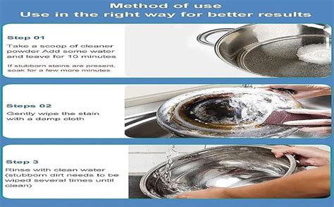 SELEMI Rust Remover Kitchen All-Purpose Cleaning Powder, Multi-purpose ...