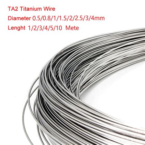 Buy TA2 Wire Metal Titanium Wire Diameter:1mm Length:5m, Suitable for ...