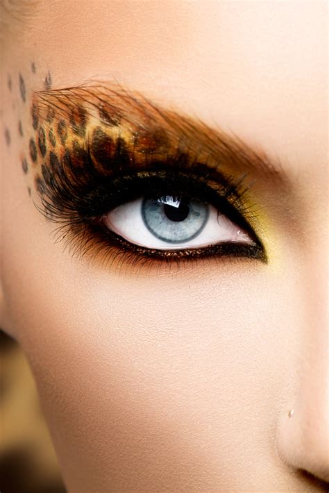 leopard eye makeup