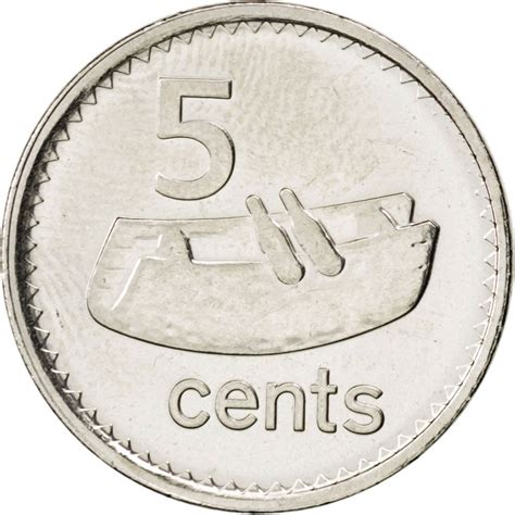 Five Cents 2010, Coin from Fiji - Online Coin Club