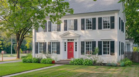 How to Choose Colonial House Colors For A Timeless Curb Appeal