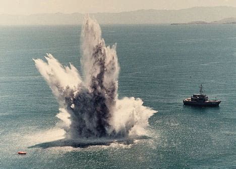 Image result for Sea Mines Exploding