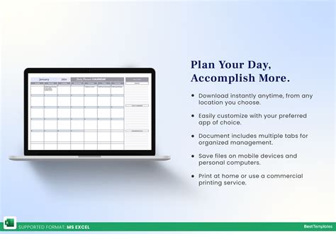 Daily Planner Template Excel 2024 Top 12 To Do List Excel Templates