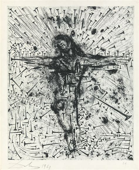 Salvador Dalí, Crucifixion, 1961 - Lives Of Men