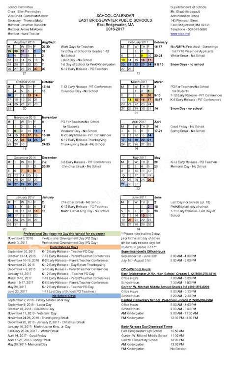 Ma 261 Course Calendar - Preschool Calendar Printable
