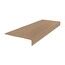 FLEXCO Rubber Stair Tread Radial Square Nose #500 54"x.3125"x12.25" at ...