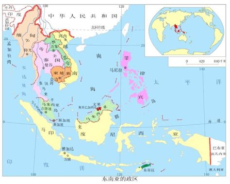 东南亚地形图高清,东南亚山脉分布图,东南亚地形_大山谷图库