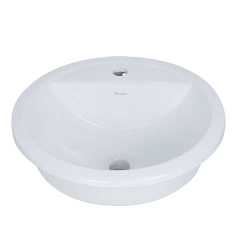 PARRYWARE FLAIR Series Counter Top WASH BASIN (White) With Faucet Hole ...