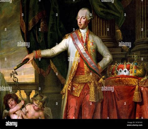 Emperor Joseph II 1785 by Gertrude de Pelichy, Painting in the Bruges ...