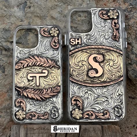 Custom Phone Case (metal) and Plastic | Leather phone case western ...