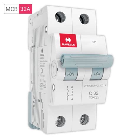 Havells DC Series 32A DP MCB | mykit | Buy online | Buy Havells, MCB online