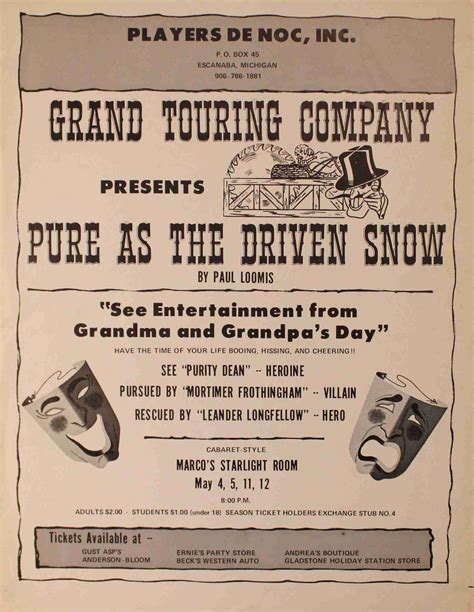 Pure As The Driven Snow | Players de Noc