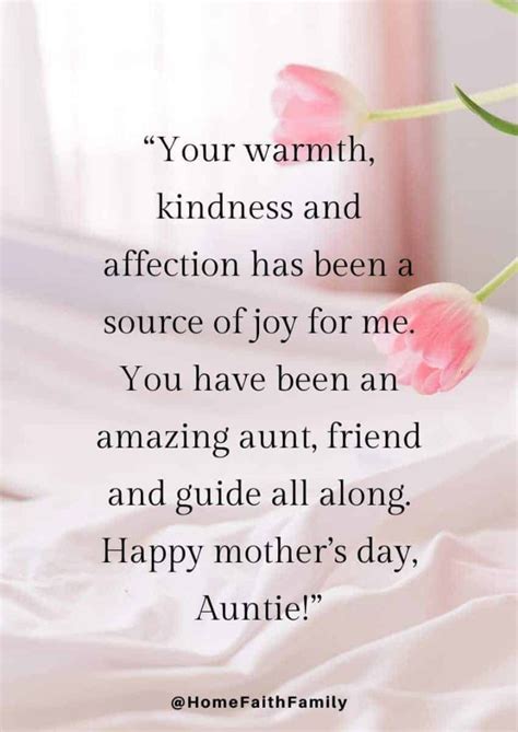 83 Happy Mothers Day Quotes For Your Aunt In 2025 - Home Faith Family