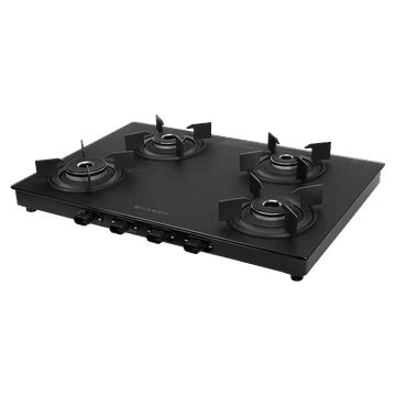 Buy FABER NEBULA Glass Top 4 Burner Manual Gas Stove (Matt Finish ...
