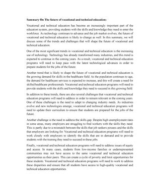 Summary on The role of standardized testing in education - Proponents ...