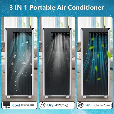 Ostart JHS-A029B-05KR-D3 Portable, 8000 BTU 3 in 1 Cooler India | Ubuy