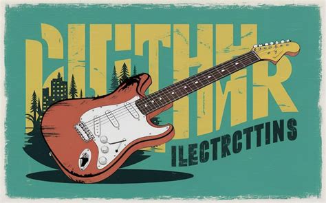 Retro guitar illustration Images - Free Download on Freepik