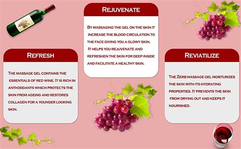 Zerb Red Wine Face and Body Moisturizing Gel for Softer and Smoother ...