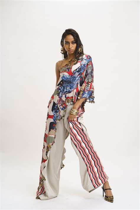 One Shoulder Top with Trouser
