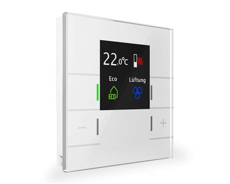 Timelessly beautiful, multi-functional KNX range made of glass | MDT