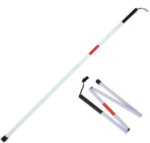 saniquick Foldable Guide Walking Stick for Blind/Partially Sighted ...