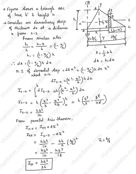Inertia Of A Triangle