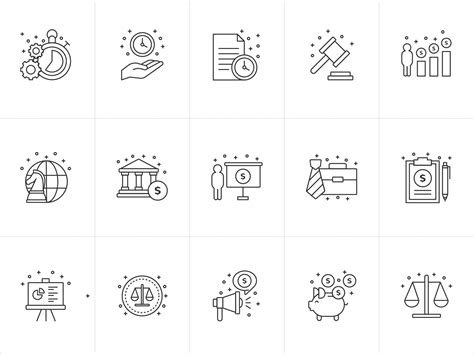 Business Icons Vector 的图像结果