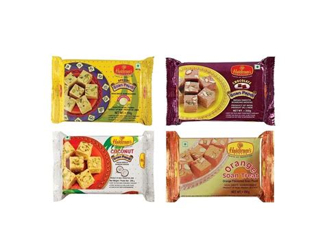 Haldiram's Nagpur Soan Papdi (Pack of 4-250 gm Each), Coconut ...