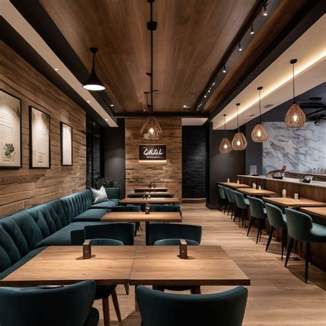 Modern Cozy Cafe Interior Design