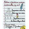 CAHIER D'ECRITURE CURSIVE, maternelle, cp, ce1: | Ubuy India