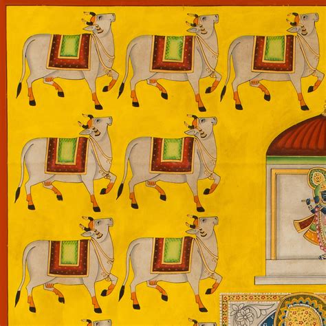 Shrinath ji Chappan Bhog Swaroop Handmade Painting For Home Wall Decor ...