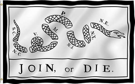 ANLEY Fly Breeze 3x5 Foot Join Or Die Flag - Vivid India | Ubuy