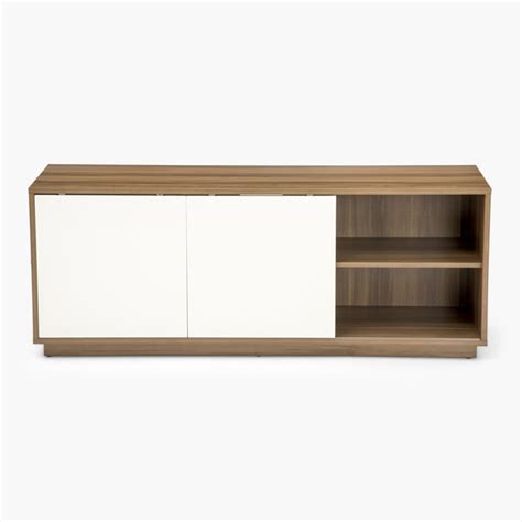Buy Melange Contemporary Walnut Compressed Wood TV Unit from Home ...